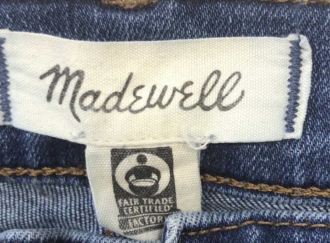 Madewell Women's 10" High-Rise Skinny Jeans Blue Distressed Sz 26 Lot of 2