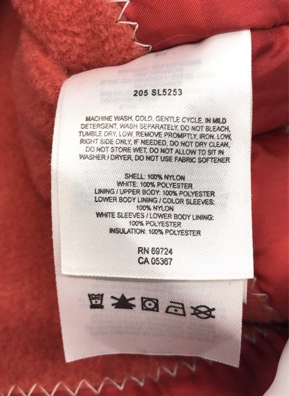 Vintage Y2K Columbia Women's Red Fleece Lined Full Zip Jacket Sz XL