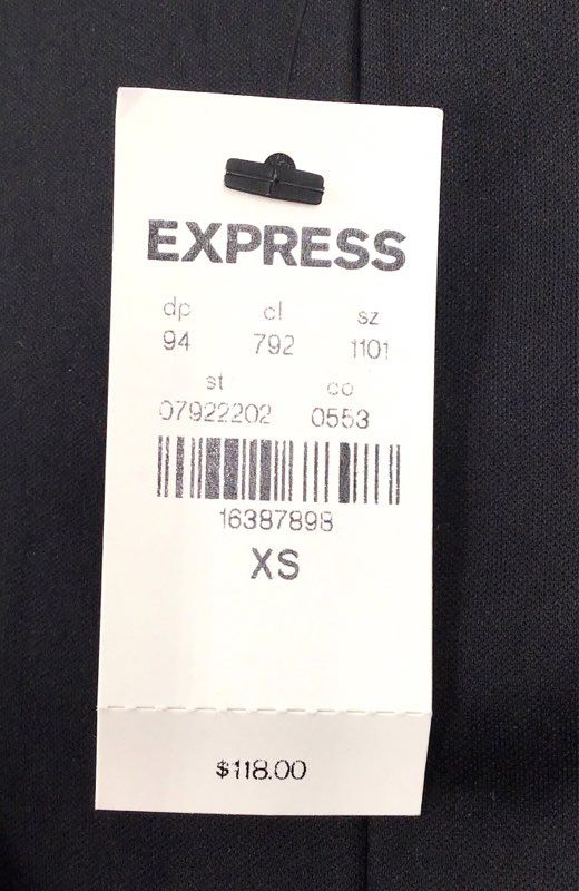 NWT Express Women's Black Sequin Bodycon Dress - Size XS