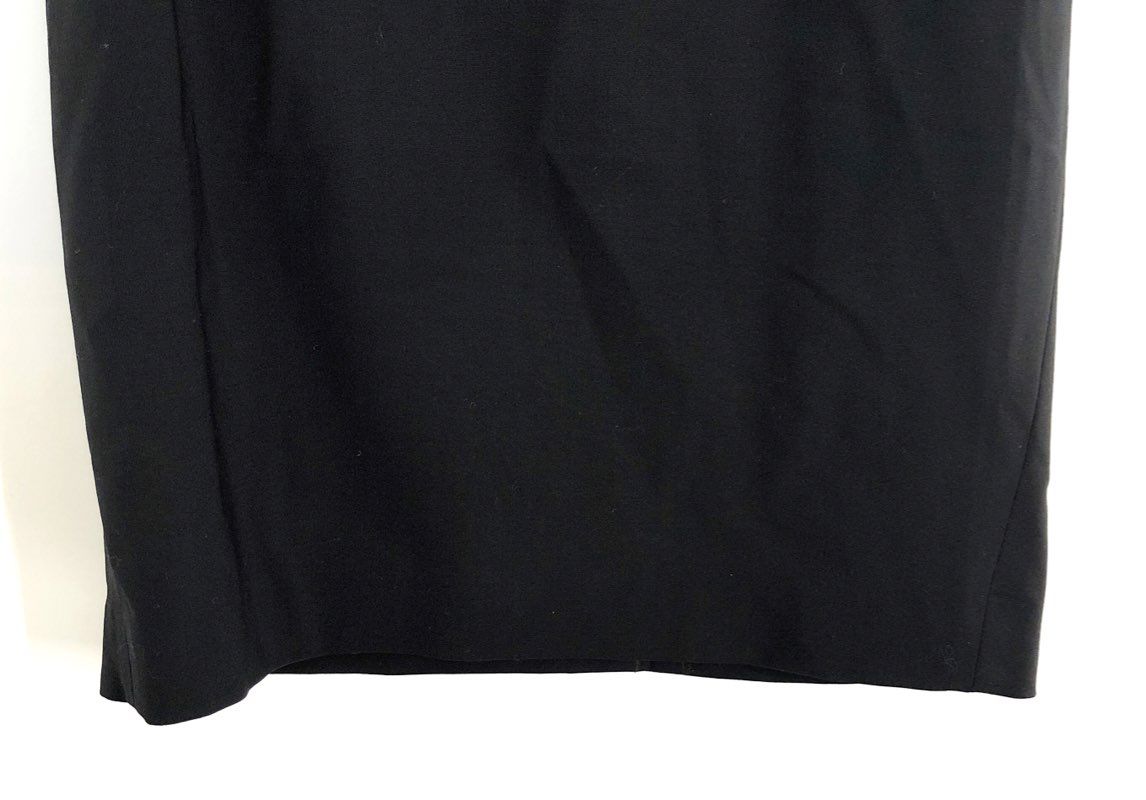 Theory Women's Black Joanie 2 Sevona Virgin Wool Stretch Pencil Skirt Sz 6 NWT