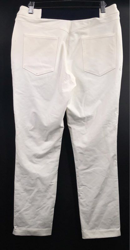 Peter Millar Women's White Pull-On Trousers Stretch Pants NWT Sz 8