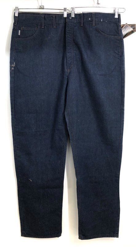 Carhartt Men's FR Flame Resistant Work Jeans Made in USA Indigo Blue 46x36 NWT