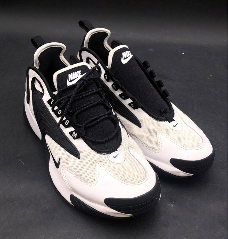Nike Zoom 2K White Black Sneakers Women's Size 10.5
