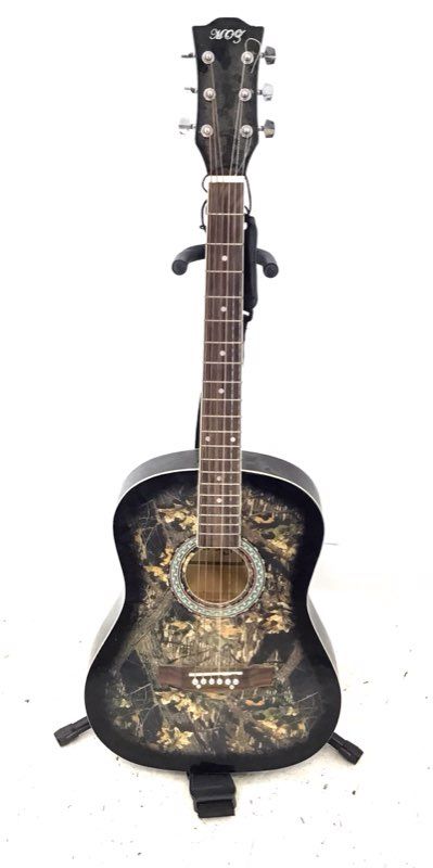 Mog Multicolor Camouflage 6-String Acoustic Guitar