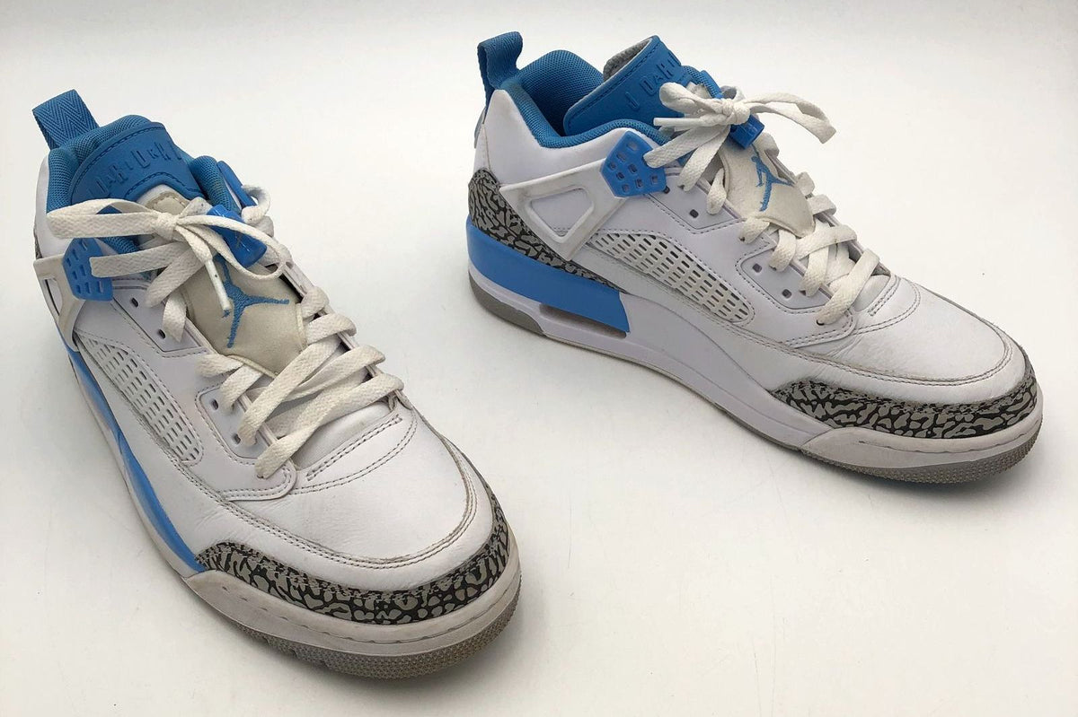 Nike Air Jordan Spizike Low 'UNC' Men's White/Grey/Blue Sneakers - Size 9 (+COA)