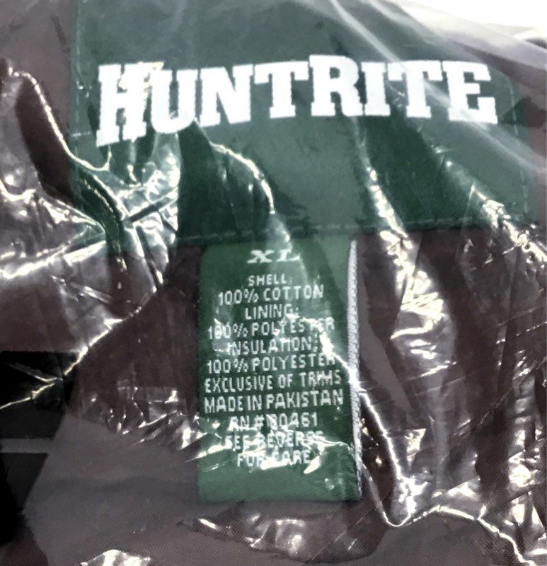 Huntrite Men's Realtree Edge Camo Insulated Hunting Outfit Jacket Pants Sz XL
