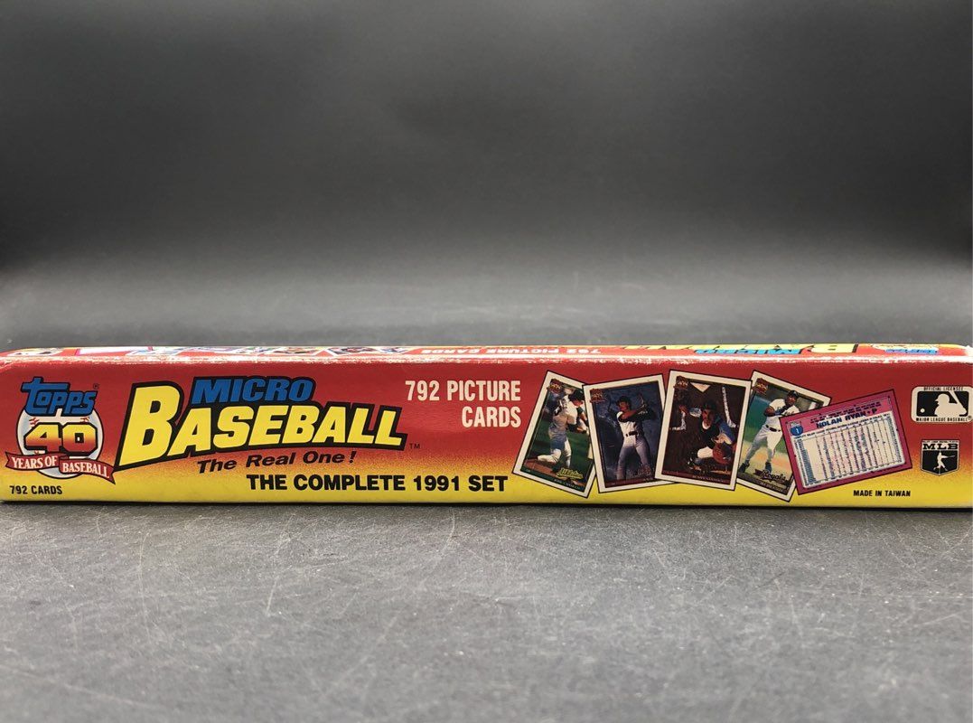 Lot Of Topps Micro Baseball MLB Cards. Medium Box, Unsorted