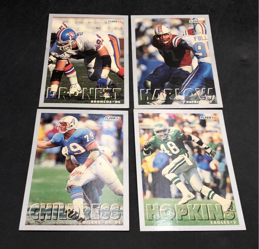 11.8 Lbs. Lot Of Mixed Sports Baseball Football Cards. Medium Box, Unsorted