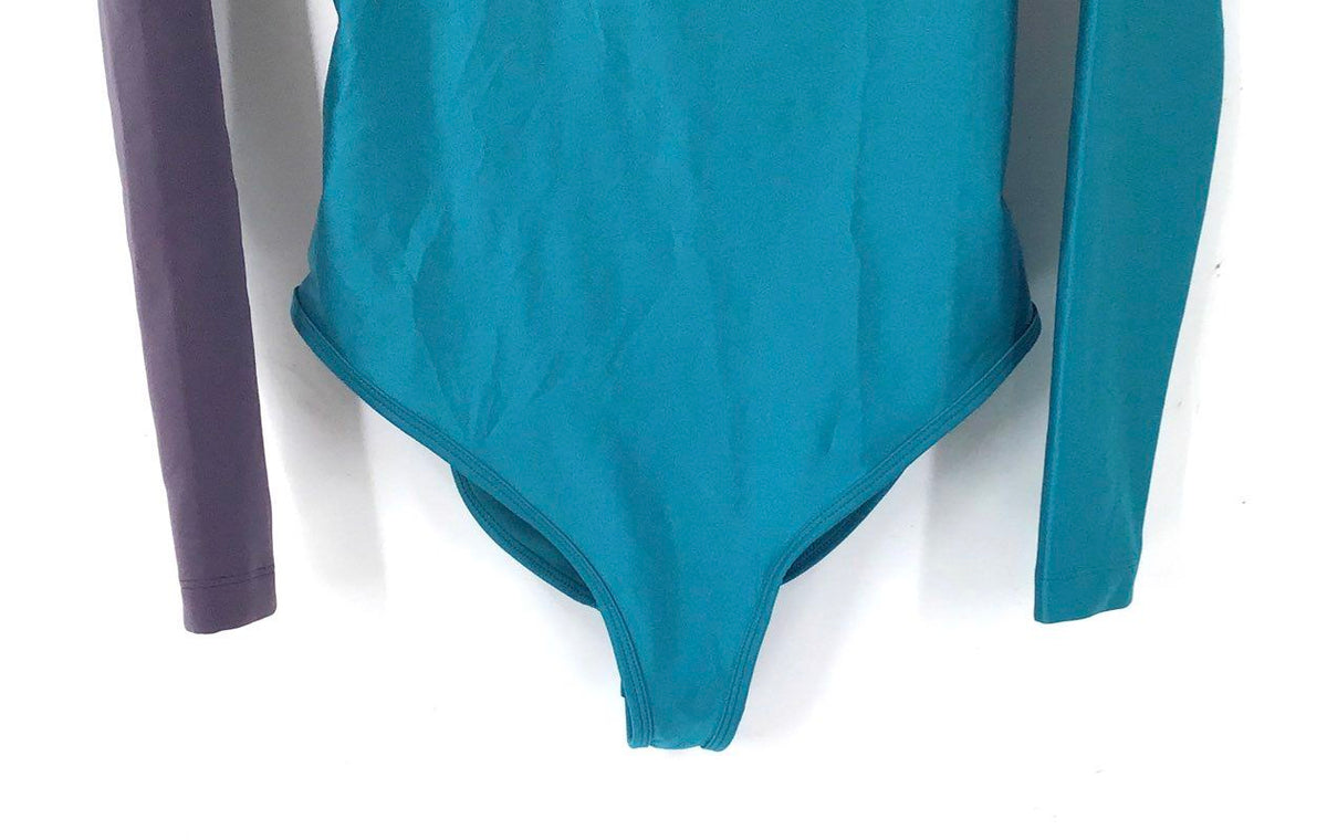 NWT NikeCourt Dri-FIT ADV Slam Tennis Bodysuit Obsidian Teal Women's Size S