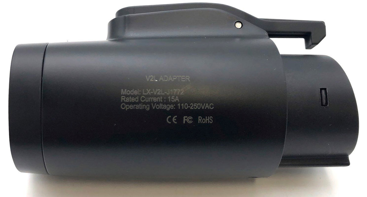 V2L Adapter Vehicle to Load LX-V2L-J1772 15A 110-250VAC J1772 to AC Outlet