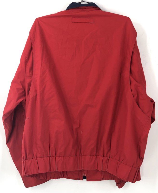 London Fog Men's Red Windbreaker Jacket - Size XL