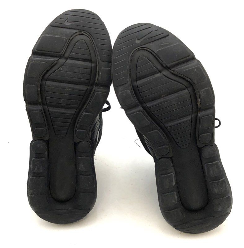 Nike Air Max 270 Triple Black GS Youth Sneakers Size 7Y
