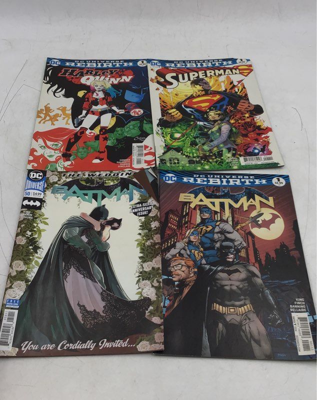 Harley Quinn, The Man Of Steel, Vigilante &amp; More Comic Book Mixed Lot