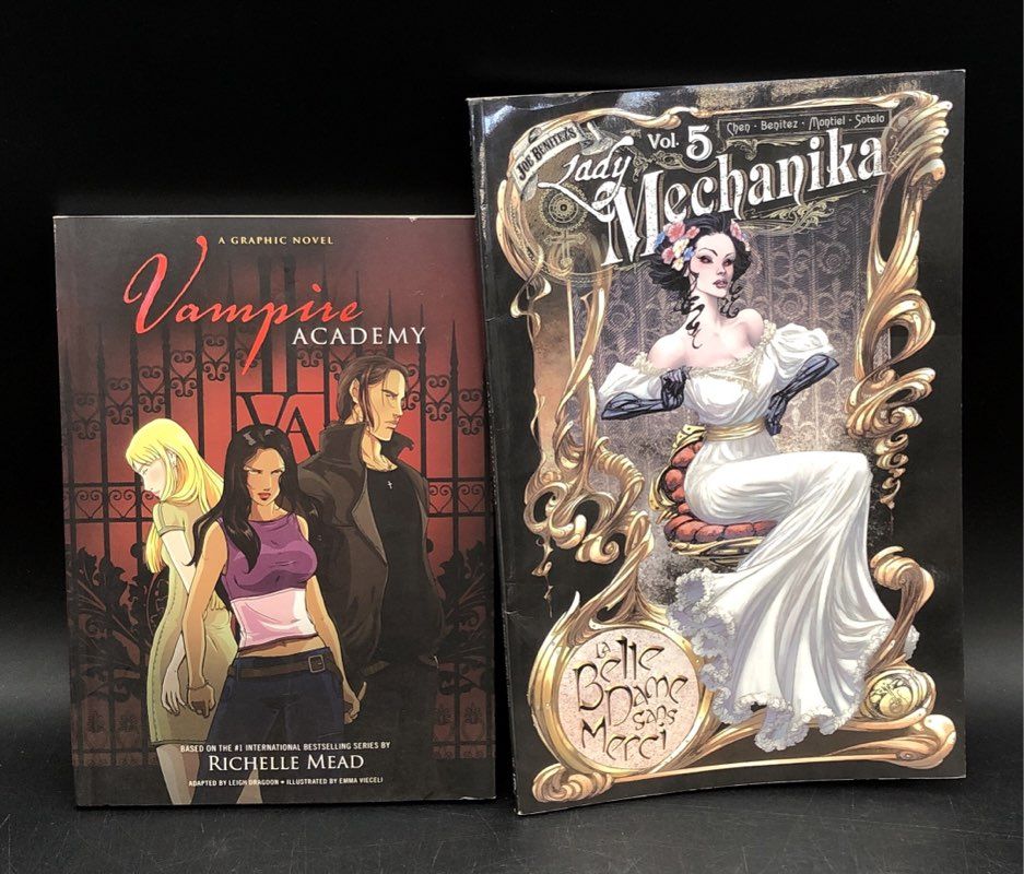 Vampire Academy Lady Mechanika League of Extraordinary Gentlemen 7 Book Lot