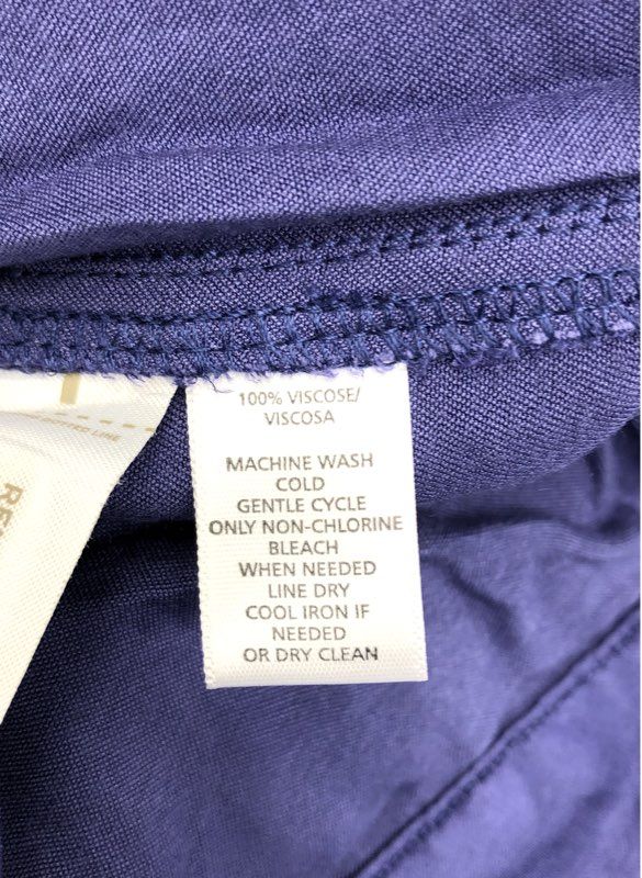 LOFT Women's Navy Blue Viscose Tapered Jogger Pants Size 10 NWT