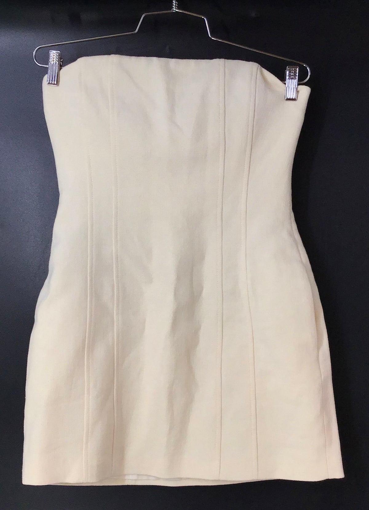 NWT A.L.C. Women's White Strapless Mini Dress - Size 6