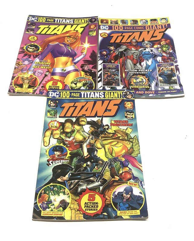 DC Comics 100-Page Giant Lot Titans Superman Flash #750 Three Jokers 7 Comics