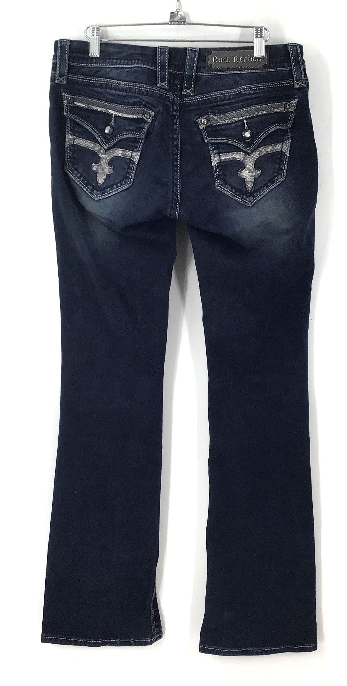 Rock Revival Women's Blue Leah Denim Bootcut Jeans - Size 29