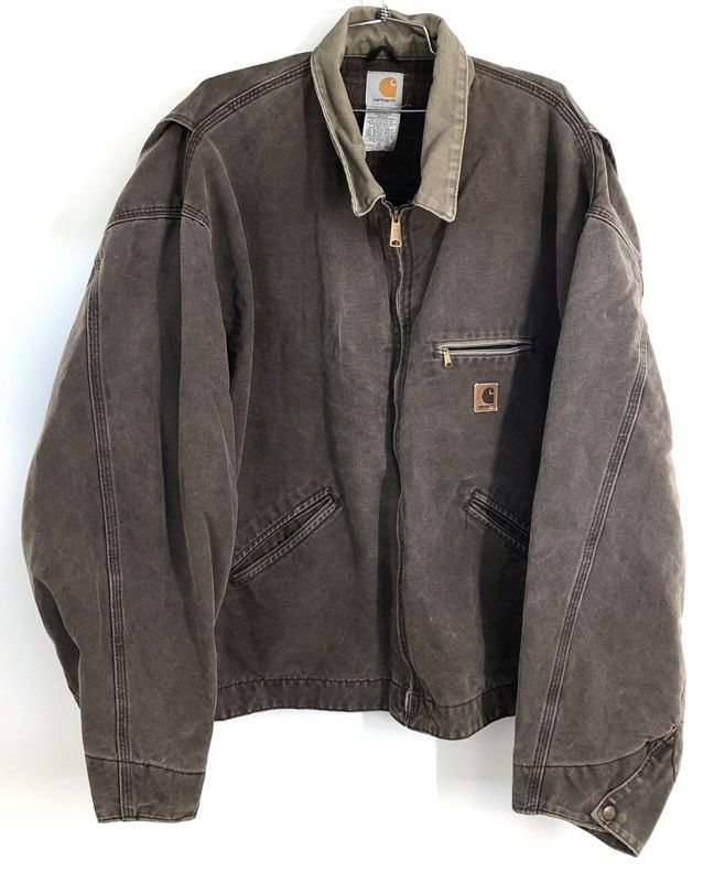 Vintage 2003 Carhartt J97 CHT Detroit Jacket Blanket Lined Made in USA Sz 5XL