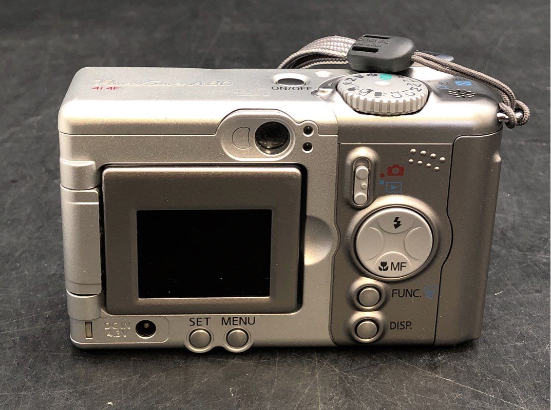 Vintage Canon PowerShot A80 4.0MP Digital Camera Vari-Angle LCD CIB