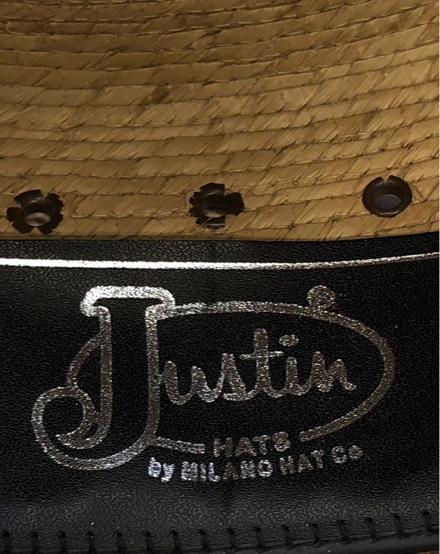 Y2K 2000s Justin By Milano Hat Co. Men's Brown Cowboy Hat - Size 6 7/8