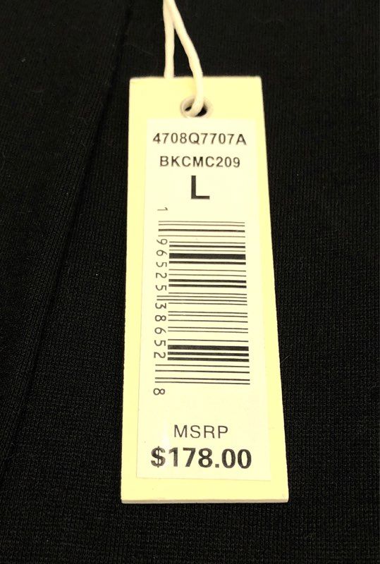 Max Studio London Women's Black Wide Leg Cropped Pants Sz L NWT
