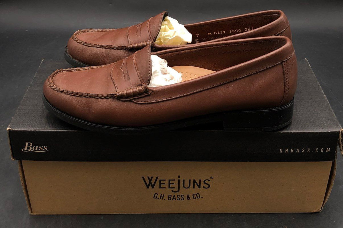 G.H. Bass Weejuns Kathleen Brown Leather Penny Loafers Women's Size 7 M