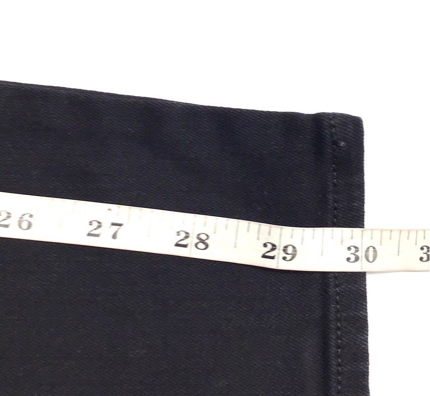J Brand Women's Black Sailor Button High Rise Skinny Stretch Jeans Sz 26