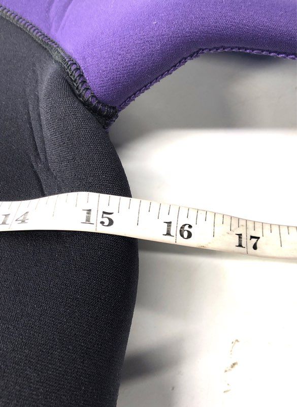 BARE Sport 7mm Neoprene 2-Piece Wetsuit Size 9-10 Black & Purple Made in Canada