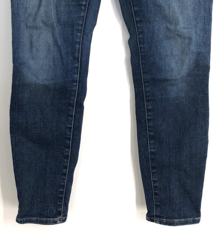 Madewell Women's Curvy High-Rise Skinny Jeans Blue Dark Wash Sz 27