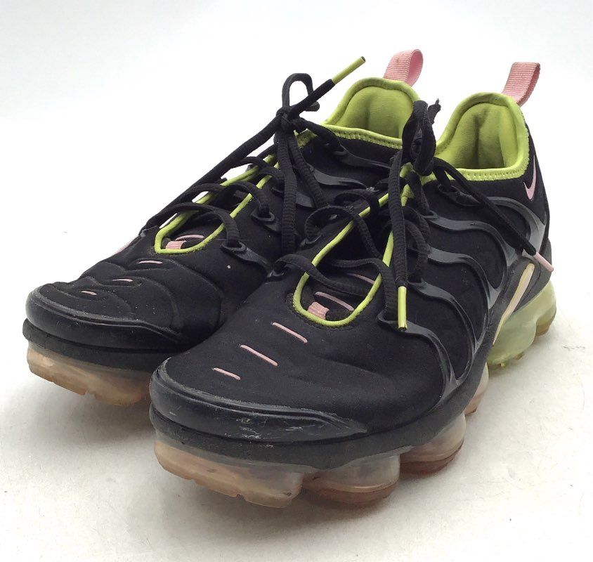 Nike Women&#39;s Air VaporMax Plus CI6160-001 Black Low-Top Athletic Shoes - Size 10