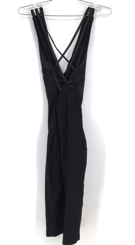 NWT Vesper Women&#39;s Black Sleeveless V-Neck Maxi Dress - Size 10