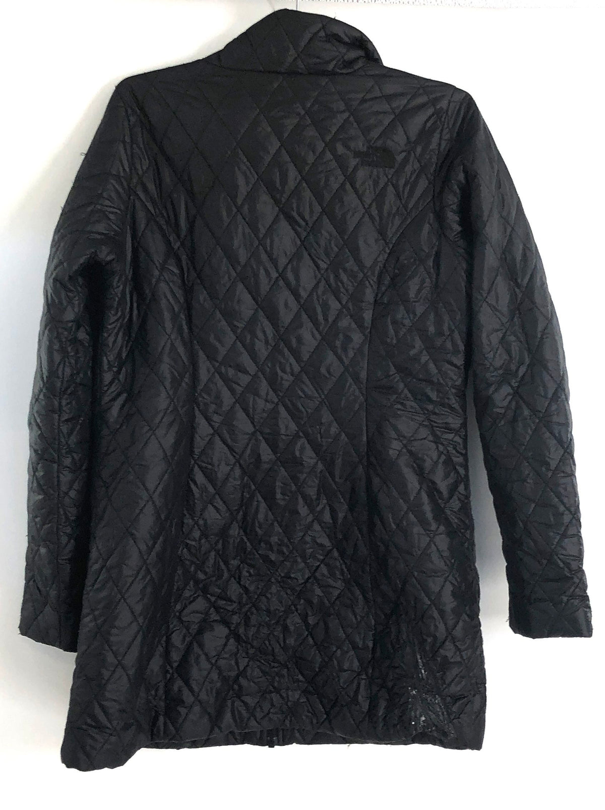 The North Face Women's Black Thermoball Diamond Quilted Parka Jacket Sz M