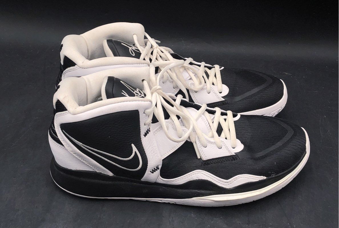 Nike Kyrie Infinity Black White Basketball Shoes Men's Size 14