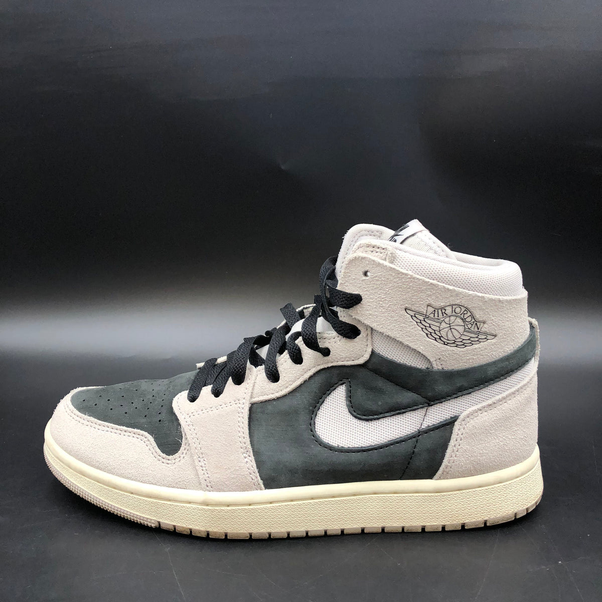 Nike Air Jordan 1 High Zoom CMFT 2 Light Iron Ore Women's Size 10 COA