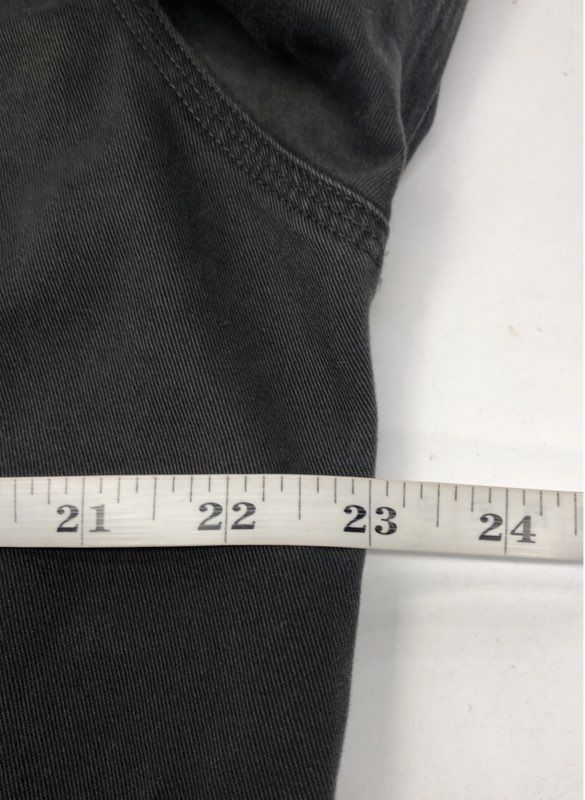 Carhartt Men's Black Long Sleeve Button Down Cotton Twill Work Shirt Sz XL