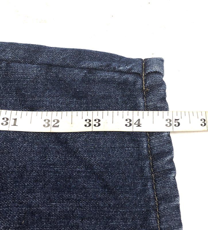 Wrangler Men's Carpenter Jeans Dark Blue Fleece Lined Rugged Denim Sz 38x34