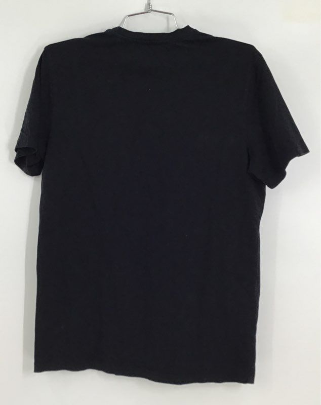 Armani Exchange Men&#39;s Black V-Neck Short Sleeve Graphic T-Shirt - Size M