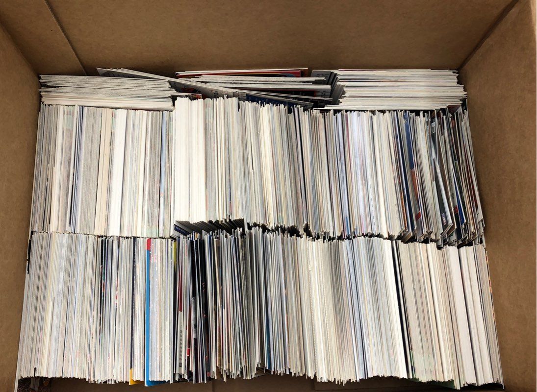 7.2 LB Lot of Basketball NBA Cards. Medium Box, Unsorted