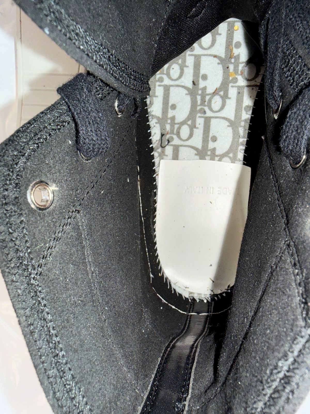 Dior B23 High-Top Tan/Black Oblique Jacquard Canvas Sneakers - Size 41 (+COA)