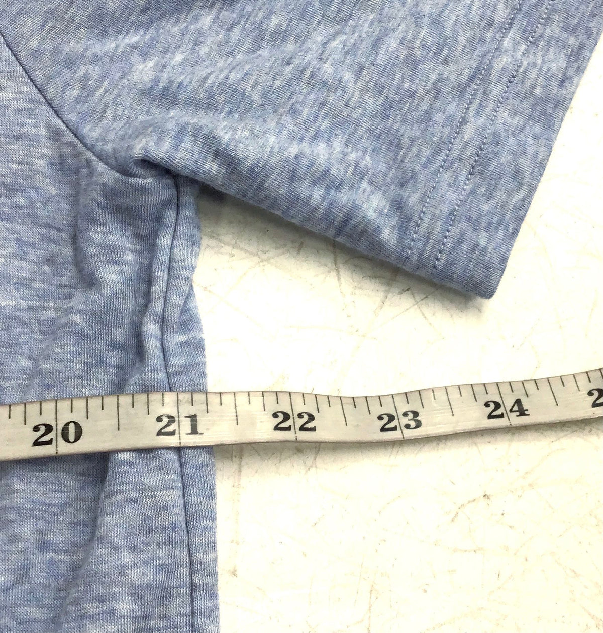 NWT Faherty Men's Light Blue Heather Polo Shirt - Size L