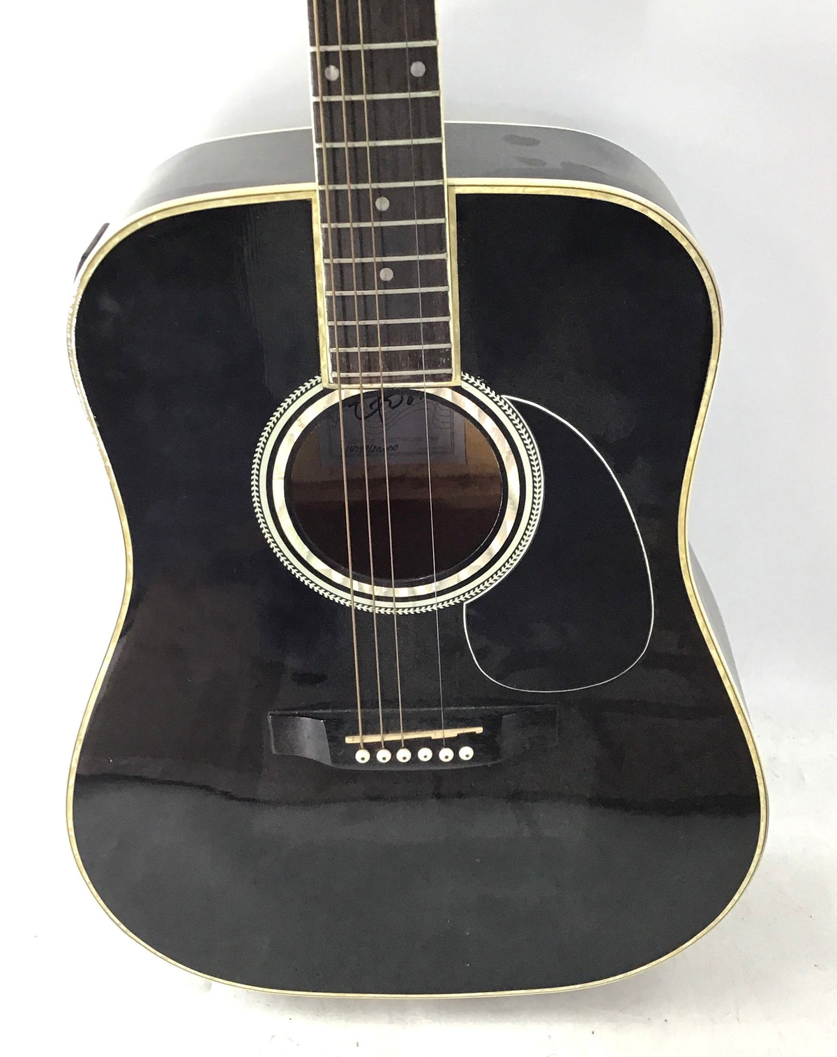 American Legacy Black Mist 6 String Right-Handed Acoustic Electric Guitar W/Case