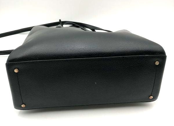 Kate Spade Black Pebbled Leather 'Harper' Satchel Bag (+COA)