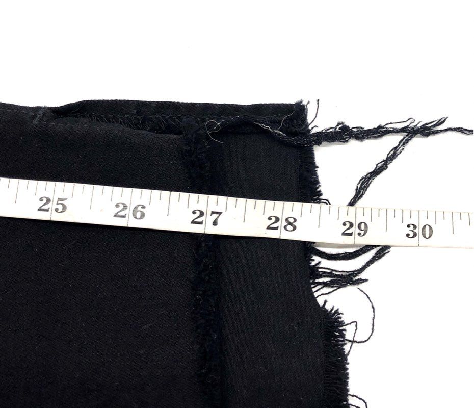 FRAME Women's Black Le Skinny de Jeanne Jeans Raw Released Frayed Hem Sz 27