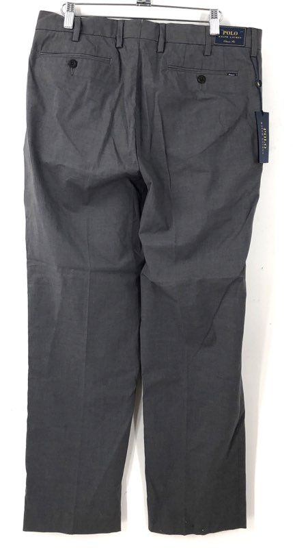 NWT Polo Ralph Lauren Men's Gray Classic Fit Dress Pants - Size 33X30