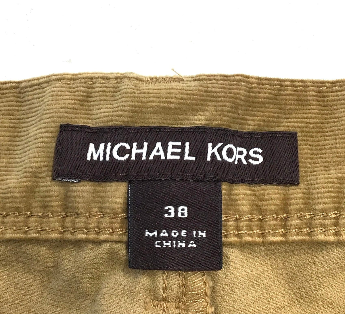 NWT Michael Kors Men's Dark Camel Trouser Pants - Size 38