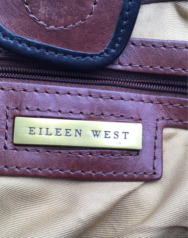 NWT Eileen West Brown Shoulder Bag