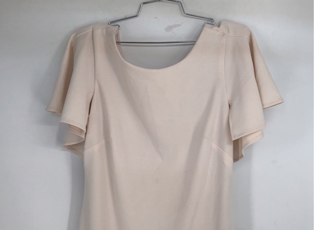 Calvin Klein Women's Beige Sheath Dress - Size 10