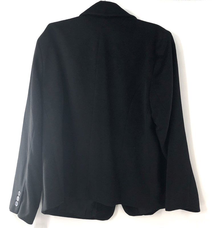 Jones New York Women's Plus Blazer Jacket Black Single Button NWT Size 20W