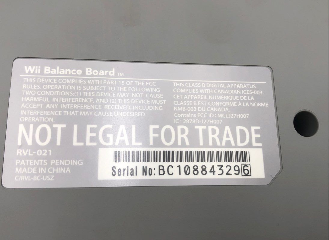 Nintendo Wii RVL-021 Fit Plus Balance Board Lot